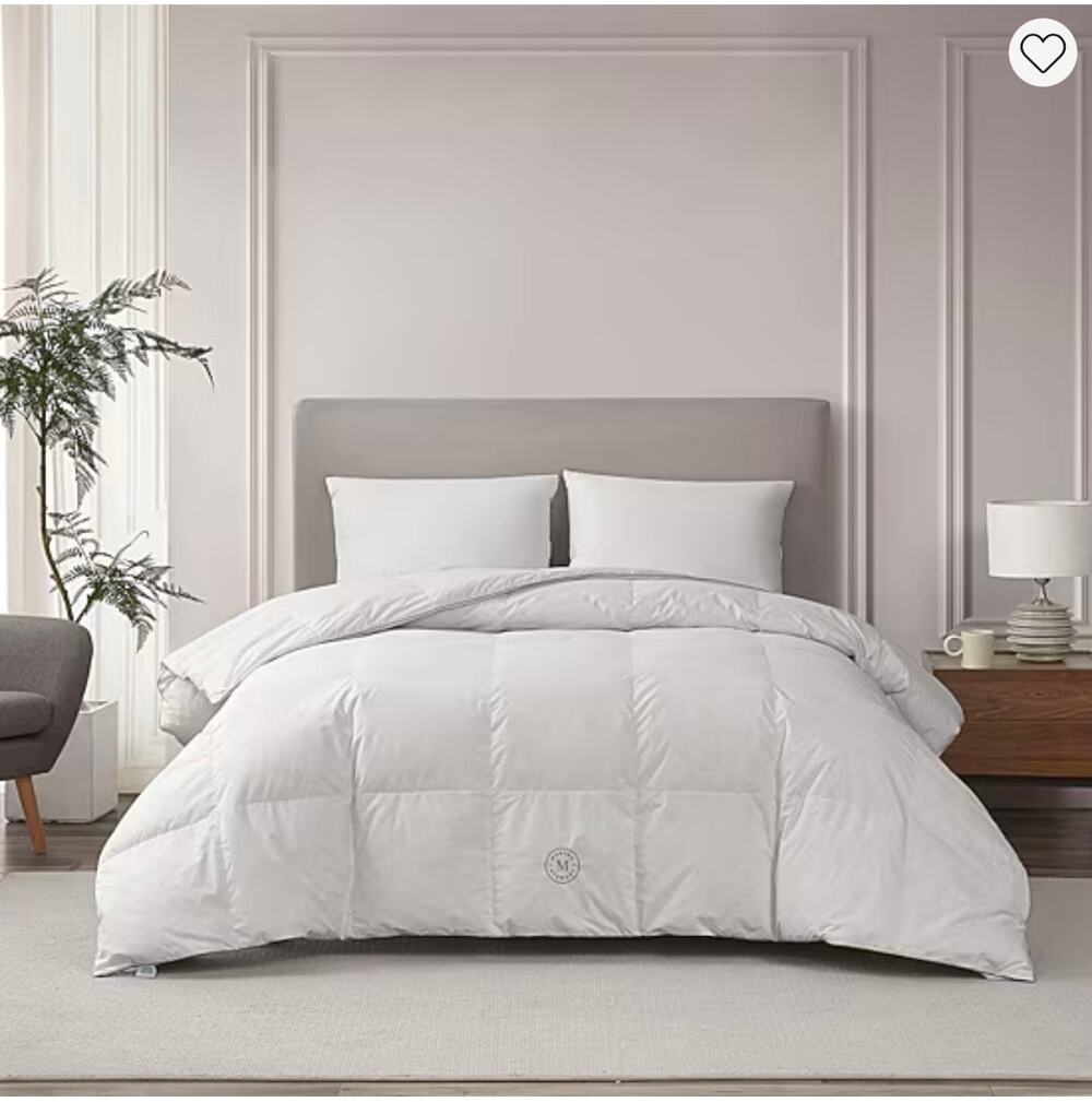 NEW! Full/Queen Martha Stewart Luxury Cloud Comforter Down & Feather Blend